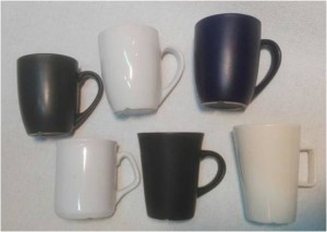Porcelana  krūzes 240-290 ml (dažādas krāsas)